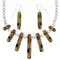 Multicolor Southwest Genuine Sterling Silver Necklace And Earrings Set CX52697